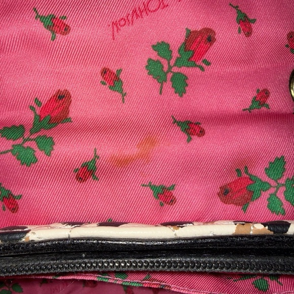 Betsey Johnson Animal Print Crossbody Bag with Gold Chain - Picture 7 of 14